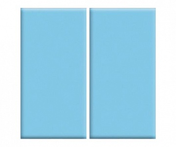 Плитка фарфоровая глазурированная Serapool 12x24,5 см, голубая