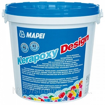 Затирка для швов Kerapoxy Design №741 глянцевый песочный (ведро 3 кг)