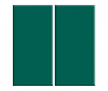 Плитка фарфоровая глазурированная Serapool 12x24,5 см, темно-зеленая